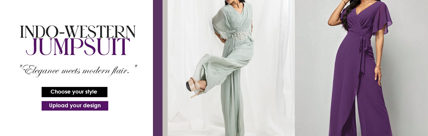 Indo - western Jumpsuit