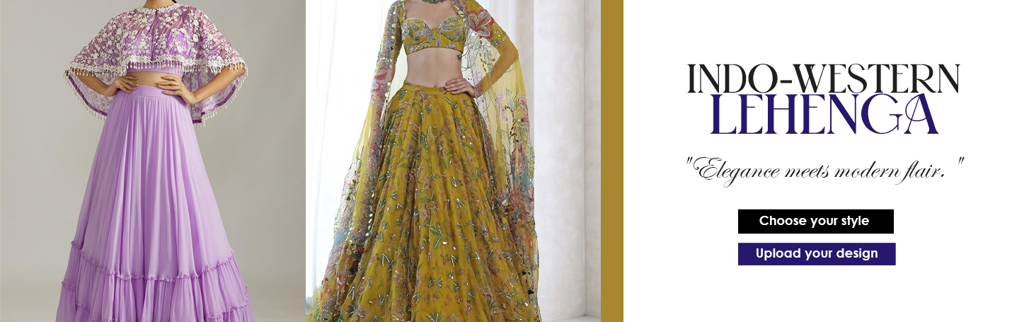 Indo - western Lehenga